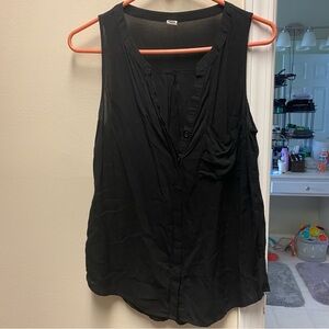 Black Tank Top, Old Navy, Medium